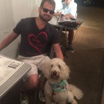 Greg Costa, TBI Survivor, with Service Dog