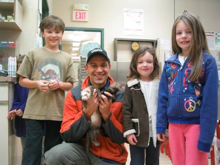 Dr. Martins with Ferrets