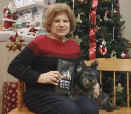 Winner Ann Borowicz with her dog Max 