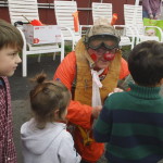 Crash and Burn Freddie entertains the children