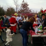 Visitors at 2015 Belle Mead Animal Hospital Reindeer Event