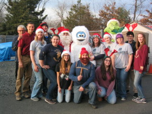 Belle Mead Animal Hospital Team at 2015 Reindeer Event