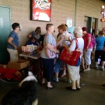 Bark in Park crowd with Dog