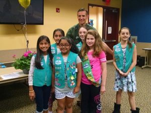 Dr Martins and Hillsborough Girl Scouts May 2017