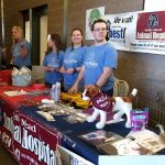 Rehabilitation exercises at Bark in the Park Night