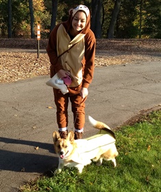 Banana Dog at Howl-O-Ween