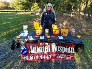 Belle Mead Animal Hospital Vendor Table Howl-O-Ween